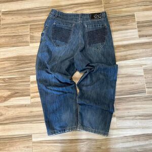Y2K Southpole Men's Blue and Navy Jeans